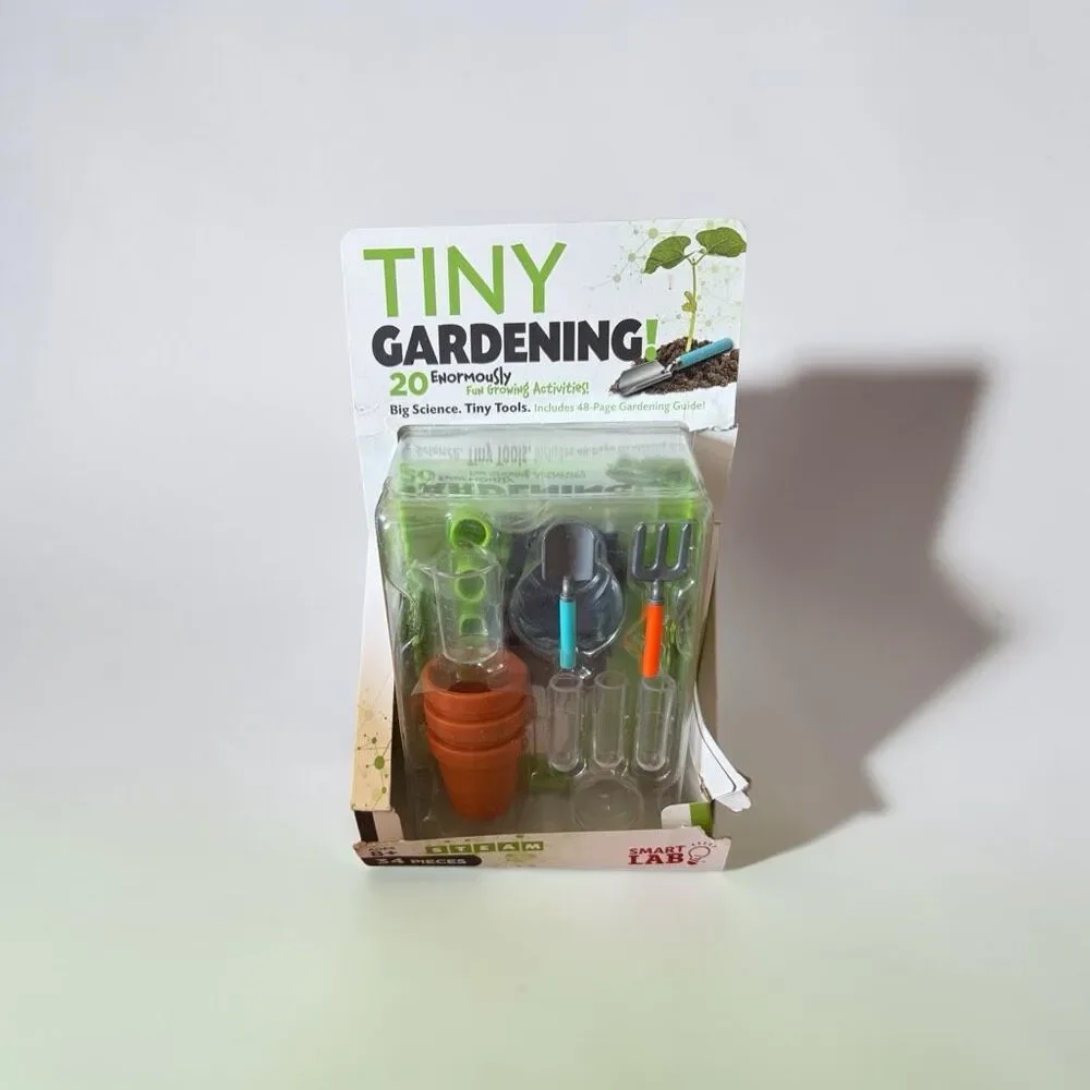 SmartLab Tiny Gardening STEM Science Kit 34 Pieces Ages 8+ New Unused